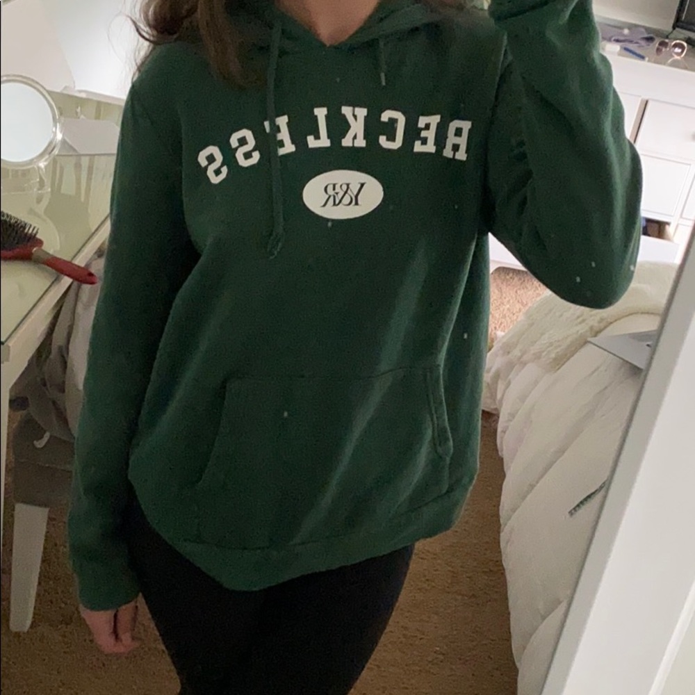 Reckless Dark Green Hoodie
